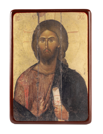 Icoane cu Hristos - Icoană Hristos Pantocrator (bust)