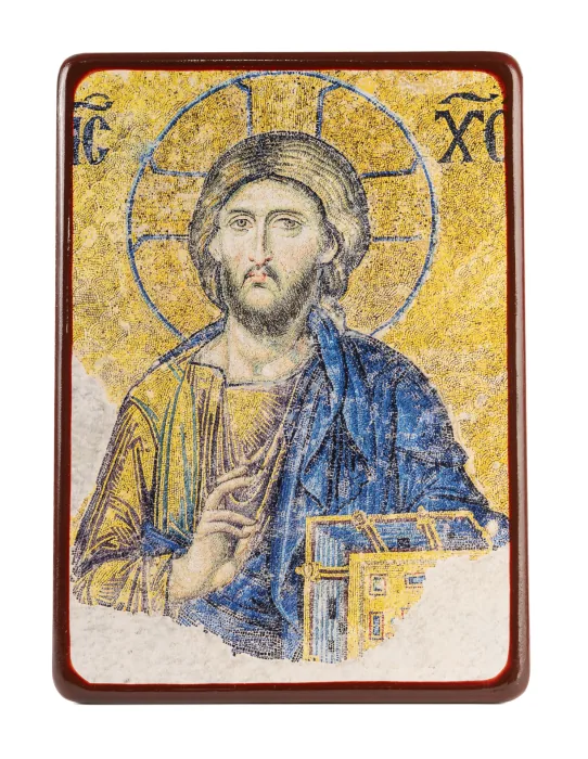 Icoane cu Hristos - Icoană Hristos Pantocrator (de la Aghia Sofia)