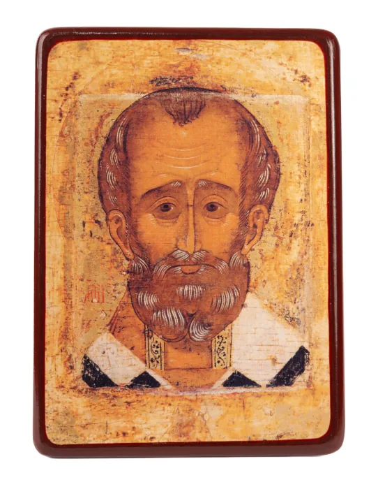 Alte icoane ortodoxe - Icoană Sf. Ier. Nicolae, Arhiepiscopul Mirelor Lichiei