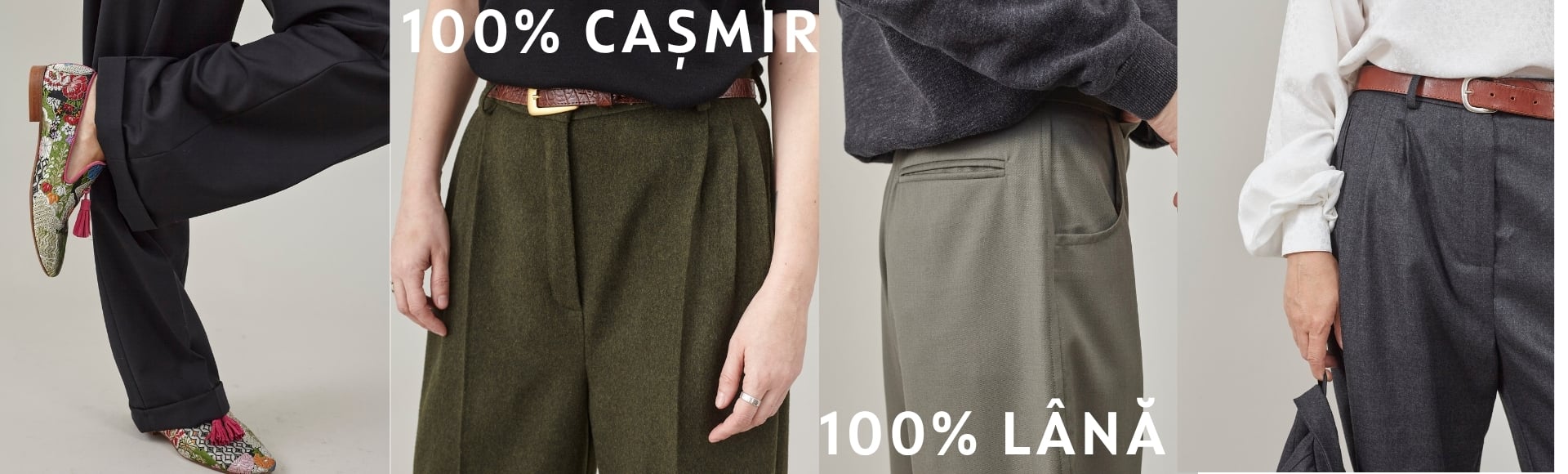 Pantaloni dama stofa lana si casmir