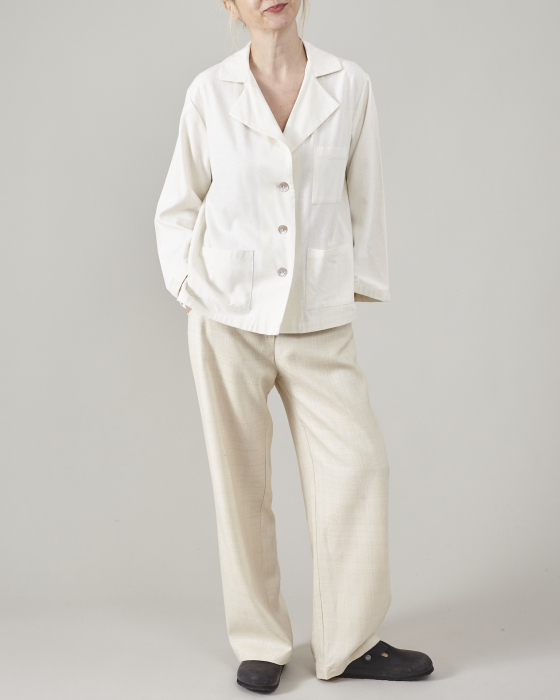 Pantaloni de dama eleganti, pentru ocazii, din matase naturala premium [2]