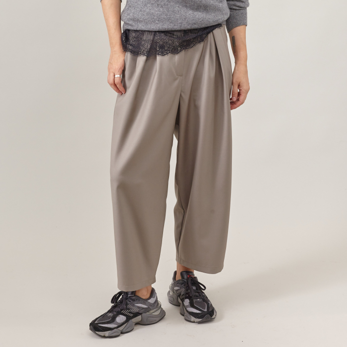 Pantaloni damă bufanti, stofa de lana 100% [1]