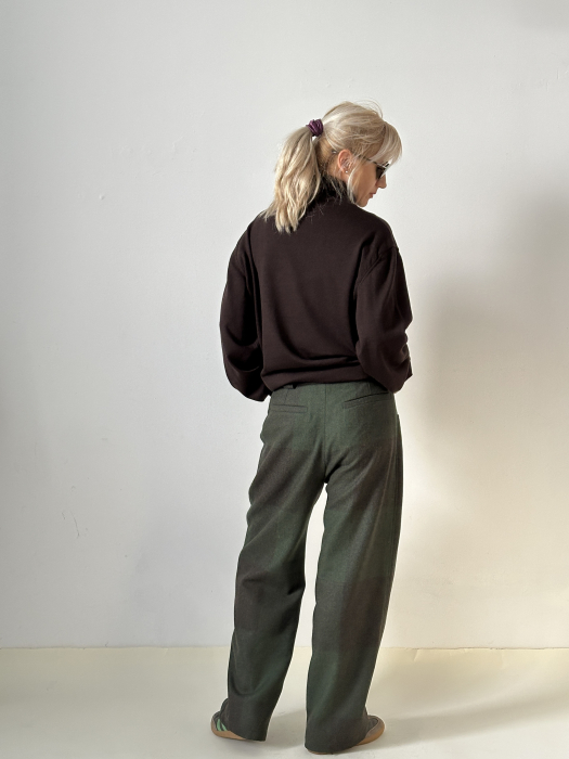 Pantaloni stofă lână carouri [8]