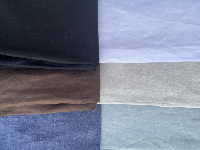 Pantaloni lungi de vară, largi, cu pliuri, din țesătură de in, eleganți pentru birou [7]