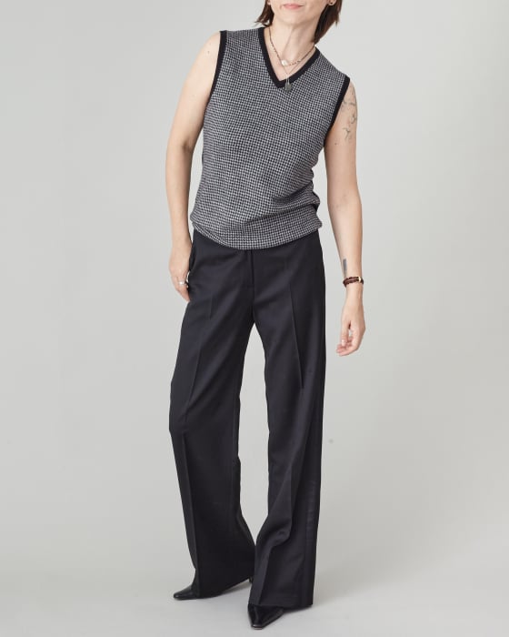 Pantaloni negri eleganti pentru ocazii speciale [8]