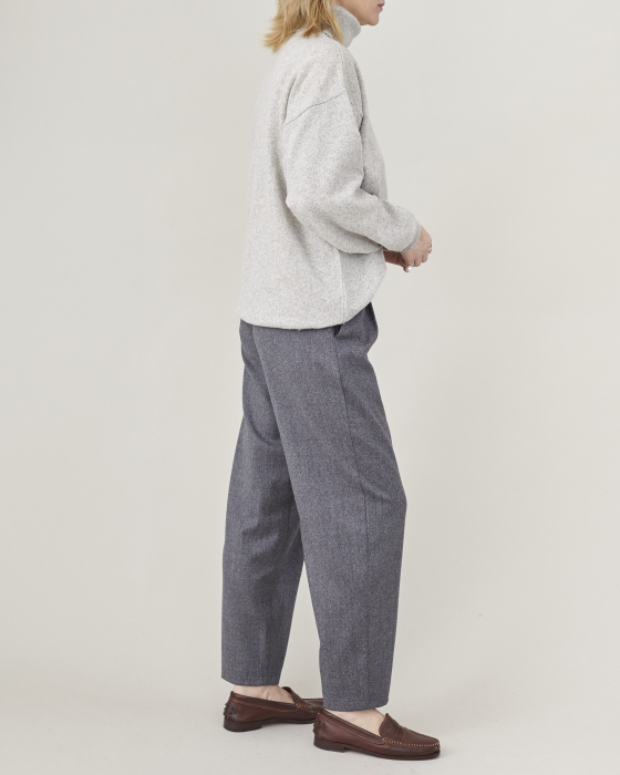 pantaloni dama stofa lana gri [2]