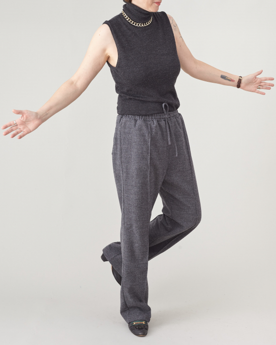 Pantaloni casual, de iarnă din lâna [8]