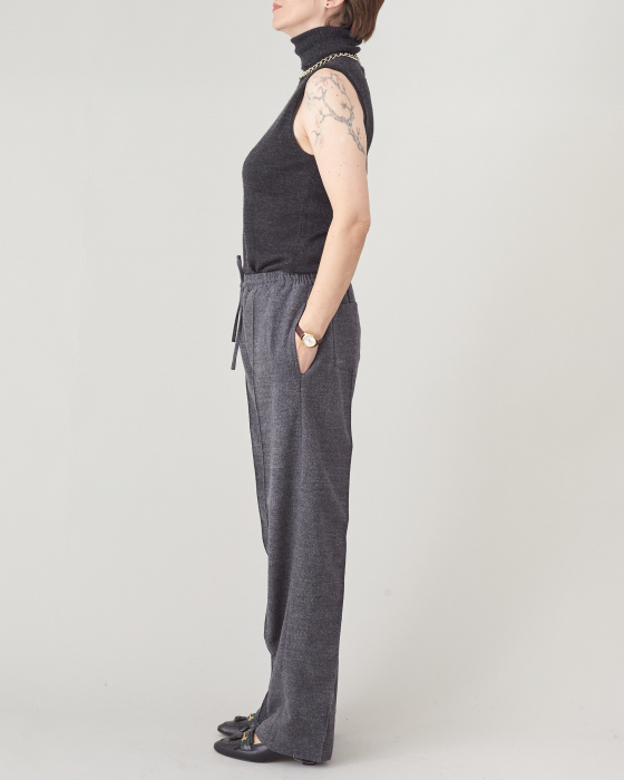 Pantaloni casual, de iarnă din lâna [3]