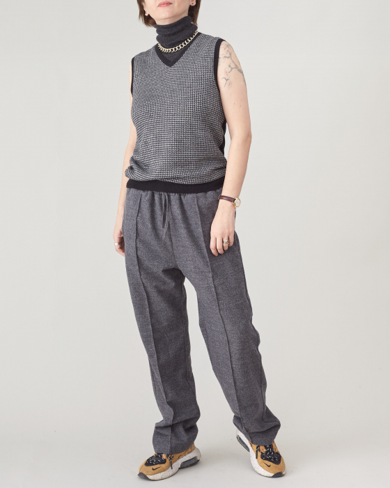 Pantaloni casual, de iarnă din lâna [1]