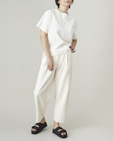 Sezoane - Pantaloni de vară bufanți, conici, cu pliuri și talie înaltă, din țesătură de in