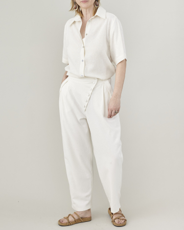 Pantaloni de dama eleganti, pentru ocazii, din matase naturala premium [1]