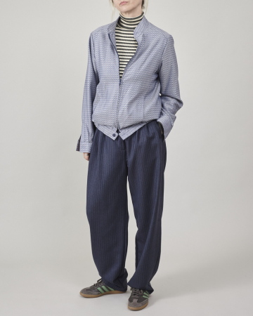 Pantaloni eleganti femei din stofa de lana 100% [6]