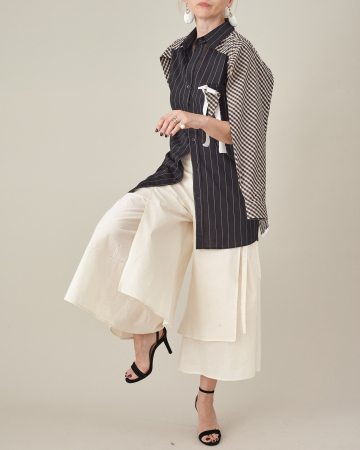 Fustă-pantaloni - Fusta pantaloni model cropped wide leg