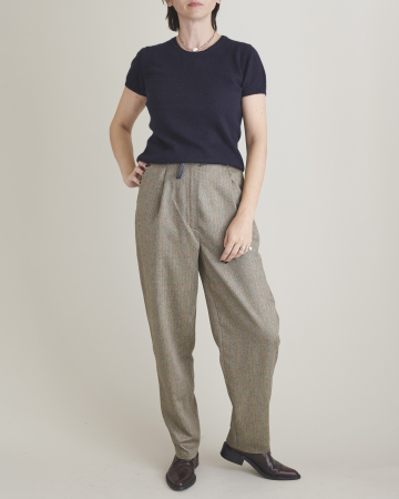 Toți pantalonii - pantaloni dama stofa lana gri