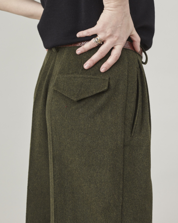 pantaloni de dama eleganti din stofa de casmir, grosi, caldurosi pentru iarna [6]