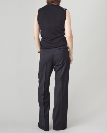 Pantaloni negri eleganti pentru ocazii speciale [5]