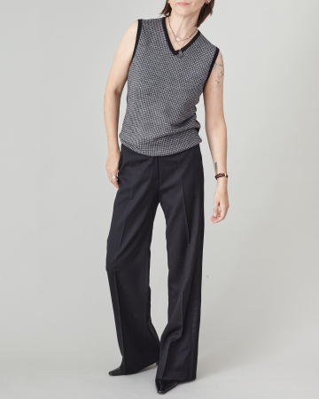 Pantaloni negri eleganti pentru ocazii speciale [7]