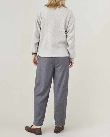 pantaloni dama stofa lana gri [3]