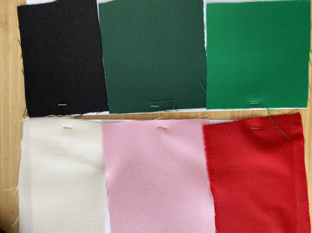 pantaloni dama din stofa de lana roz, la dunga, cu pliuri [7]