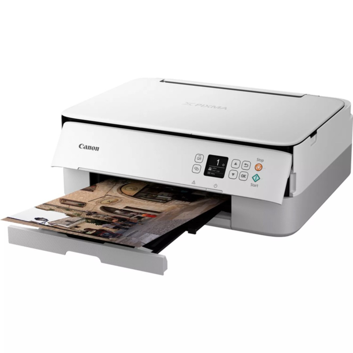 Imprimantă Inkjet Canon PIXMA TS5351i, Color, Duplex, A4, USB, Wi-Fi, 4800 x 1200 DPI, White [3]