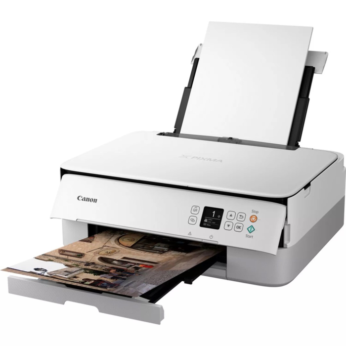 Imprimantă Inkjet Canon PIXMA TS5351i, Color, Duplex, A4, USB, Wi-Fi, 4800 x 1200 DPI, White [4]