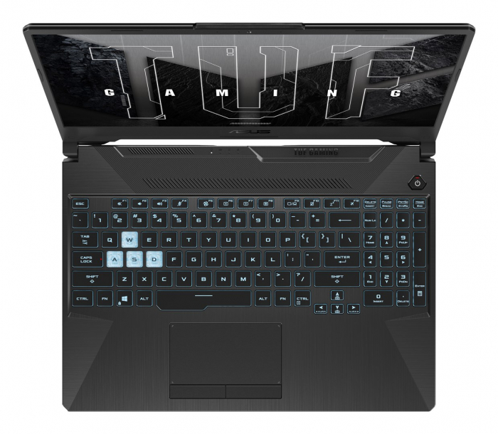 Laptop ASUS TUF Gaming A15, 15.6" Full HD, AMD Ryzen™ 5 7535HS pana la 4.55 GHz, 16 GB RAM DDR5 5600, 512 GB SSD, NVIDIA® GeForce® RTX 3050 4 GB, Windows 11 Home, Graphite Black [5]