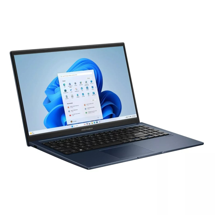 Laptop ASUS VivoBook, 15.6" Full HD, Intel® Core™ i5 1235U pana la 4.4 GHz, 8 GB RAM DDR5, 256 GB SSD, Intel Iris Xᵉ Graphics, Windows 11 Home, Quiet Blue [1]