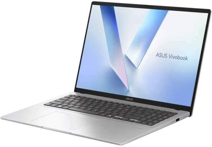 Laptop ASUS VivoBook 16, 16" WUXGA, AMD Ryzen™ AI 7 445 pana la 4.6 GHz, 16 GB RAM DDR5, 512 GB SSD, AMD Radeon Graphics, Windows 11 Home, Cool Silver [2]