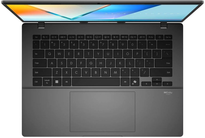 Laptop ASUS VivoBook S14, 14" WUXGA, AMD Ryzen™ AI 7 445 pana la 4.6 GHz, 16 GB RAM DDR5, 512 GB SSD, AMD Radeon, Windows 11 Home, Matte Gray [4]
