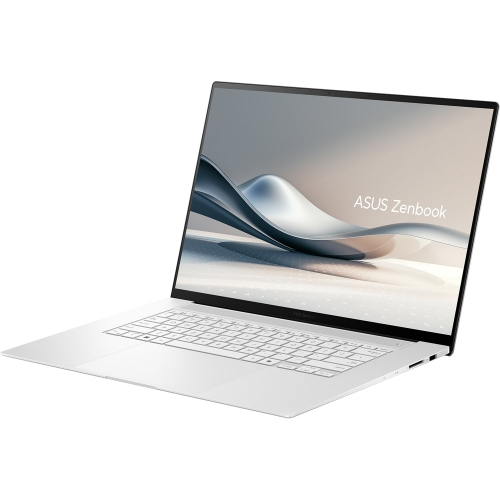 Laptop ASUS Zenbook S16, 16" 3K Touchscreen, AMD Ryzen™ AI 9 HX 370 pana la 5.1 GHz, 32 GB RAM LPDDR5x, 1 TB SSD, AMD Radeon 890M, Windows 11 Pro, Scandinavian White [4]