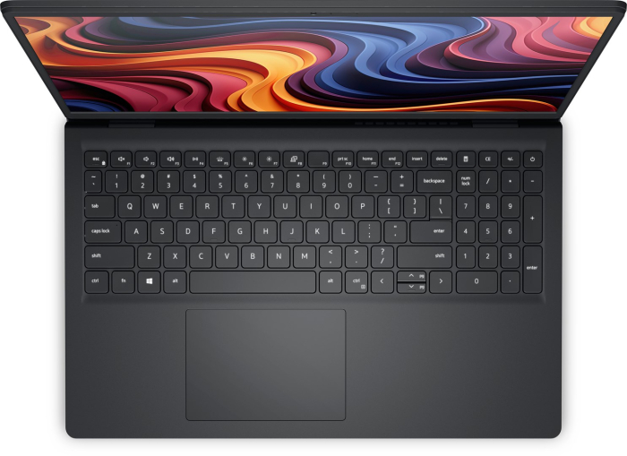 Laptop DELL DC15255, 15.6" Full HD, AMD Ryzen™ 5 7520U pana la 4.3 GHz, 8 GB RAM LPDDR5, 512 GB SSD, AMD Radeon 610M, Windows 11 Pro, Carbon Black [4]