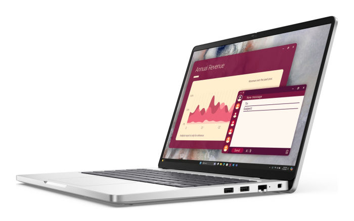 Laptop DELL Pro 14, 14" Full HD+, Intel® Core™ Ultra 7 265U pana la 5.3 GHz, 16 GB RAM DDR5, 512 GB SSD, Intel Graphics, Windows 11 Pro, Platinum [3]
