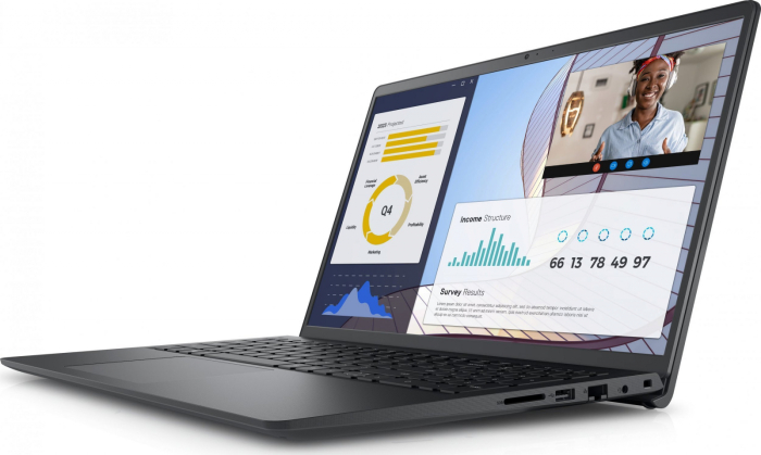 Laptop DELL Vostro 3530, 15.6" Full HD, Intel® Core™ i5 1334U pana la 4.6 GHz, 16 GB RAM DDR4 2666, 512 GB SSD, Intel Iris Xᵉ Graphics, Ubuntu Linux, Black [4]