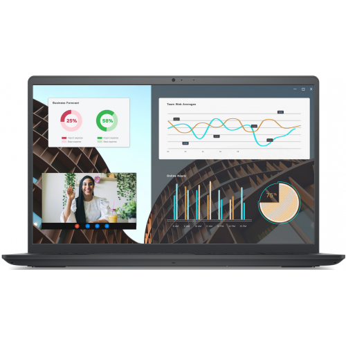 Laptop Dell Vostro 3530, 15.6" Full HD, Intel® Core™ i5 1334U pana la 4.6 GHz, 16 GB RAM DDR4, 512 GB SSD, Intel Iris Xᵉ Graphics, Windows 11 Pro, Black [1]