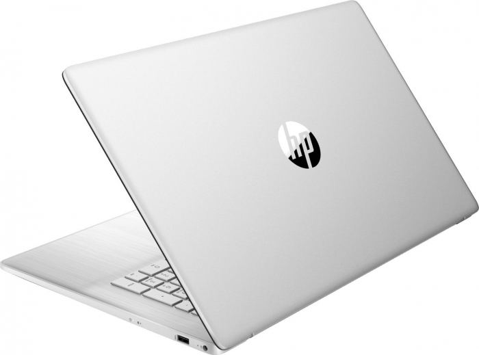 Laptop HP 17, 17.3" Full HD, Intel® Core™ i5 1235U pana la 4.4 GHz, 8 GB RAM DDR4 3200, 512 GB SSD, Intel Iris Xᵉ Graphics, Windows 11 Home, Natural Silver [5]