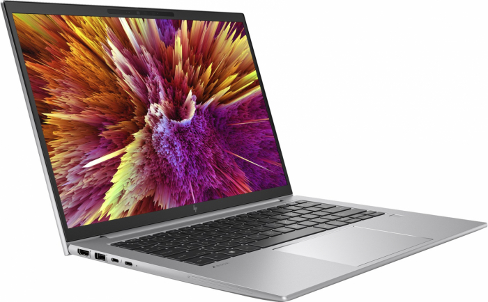 Laptop HP ZBook Firefly 14 G10, 14" Full HD+ Touchscreen, Intel® Core™ i5 1340P pana la 4.6 GHz, 16 GB RAM DDR5 5200, 512 GB SSD, Intel Iris Xᵉ Graphics, Bang & Olufsen, Windows 11 Pro, Silver [3]