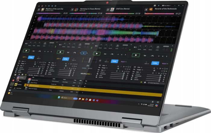 Laptop Lenovo IdeaPad 5 Hybrid (2-in-1), 14" WUXGA Touchscreen, Qualcomm Snapdragon X Plus X1P-42-100 pana la 3.4 GHz, 16 GB RAM LPDDR5x 8448, 512 GB SSD, Qualcomm Adreno, Windows 11 Home, Luna Grey [6]