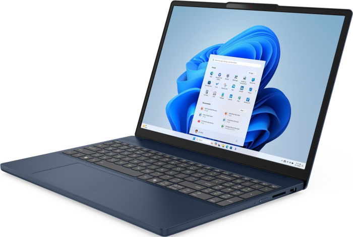 Laptop Lenovo IdeaPad Slim 3, 15.3" WUXGA, AMD Ryzen™ 5 7535HS pana la 4.55 GHz, 16 GB RAM DDR5 4800, 512 GB SSD, AMD Radeon 660M, Windows 11 Home, Cosmic Blue [2]
