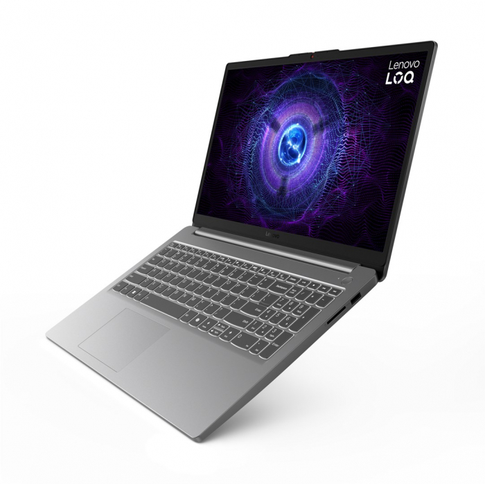 Laptop Lenovo LOQ, 15.6" Full HD, Intel® Core™ i5 12450HX pana la 4.4 GHz, 16 GB RAM DDR5 4800, 512 GB SSD, NVIDIA® GeForce® RTX 2050 4 GB, Free Dos, Luna Grey [4]
