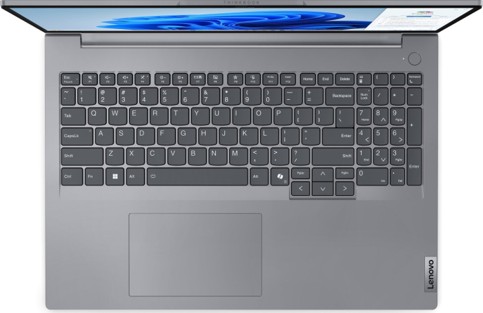 Laptop Lenovo ThinkBook 16 G7, 16" WUXGA, AMD Ryzen™ 7 7735HS pana la 4.75 GHz, 16 GB RAM DDR5 4800, 1 TB SSD, AMD Radeon, Windows 11 Pro, Arctic Grey [4]