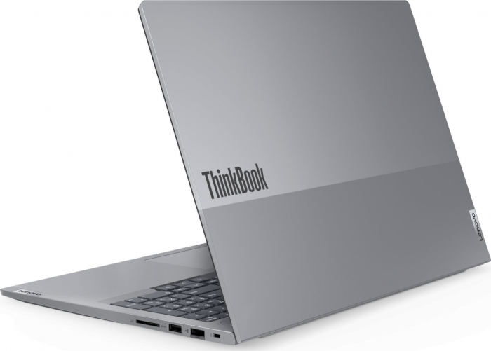 Laptop Lenovo ThinkBook 16 G7 ARP, 16" WUXGA, AMD Ryzen™ 7 7735HS pana la 4.75 GHz, 16 GB RAM DDR5 4800, 1 TB SSD, AMD Radeon 680M, Windows 11 Pro, Arctic Grey [7]