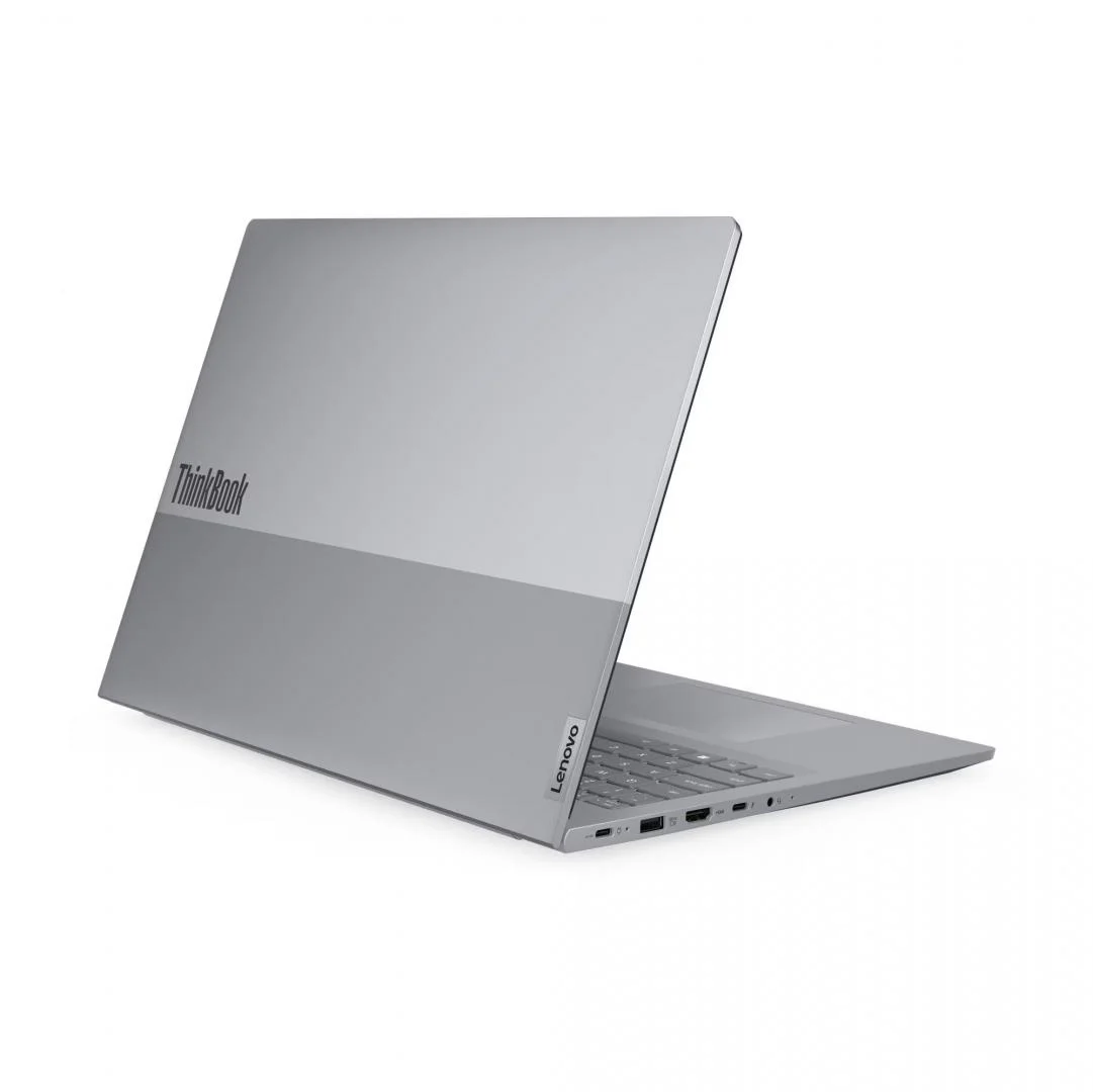 Laptop Lenovo ThinkBook 16 G9 IRL, 16" WUXGA, Intel® Core™ 7 240H pana la 5.2 GHz, 16 GB RAM DDR5 5600, 512 GB SSD, Intel® Graphics, Free Dos, Arctic Grey [5]