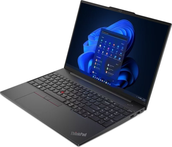 Laptop Lenovo ThinkPad E16 G1, 16" WUXGA, Intel® Core™ i5 1335U pana la 4.6 GHz, 16 GB RAM DDr4 3200, 256 GB SSD, Intel Iris Xᵉ Graphics, Windows 11 Pro, Graphite Black [3]