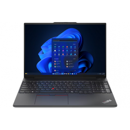 Laptop Lenovo ThinkPad E16 G2, 16" WUXGA, Intel® Core™ Ultra 5 125U pana la 4.3 GHz, 16 GB RAM DDR5 5600, 512 GB SSD, Intel Graphics, Windows 11 Pro, Graphite Black [1]