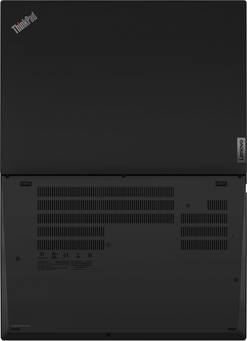 Laptop Lenovo ThinkPad T16 G2, 16" WUXGA, AMD Ryzen™ 5 PRO 7540U pana la 4.9 GHz, 16 GB RAM LPDDR5x 6400, 512 GB SSD, AMD Radeon 740M, Windows 11 Pro, Thunder Black [7]