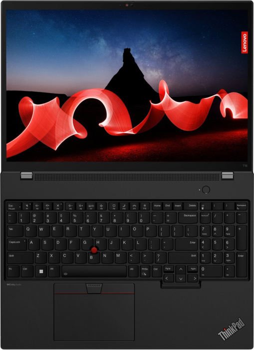 Laptop Lenovo ThinkPad T16 G2, 16" WUXGA, AMD Ryzen™ 5 PRO 7540U pana la 4.9 GHz, 16 GB RAM LPDDR5x 6400, 512 GB SSD, AMD Radeon 740M, Windows 11 Pro, Thunder Black [6]