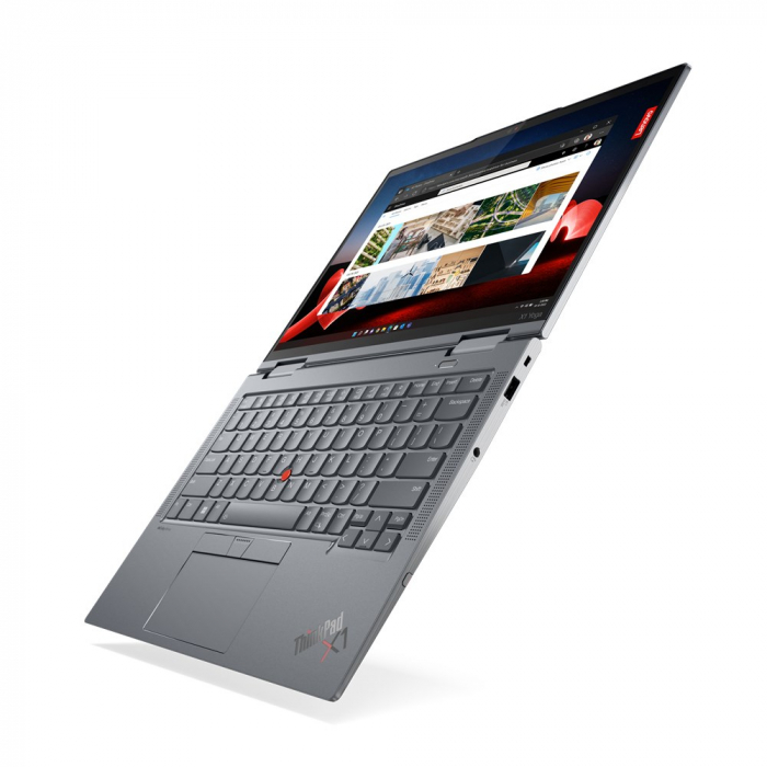 Laptop Lenovo ThinkPad X1 Hybrid (2-in-1), 14" WUXGA Touchscreen, Intel® Core™ i7 1365U pana la 5.2 GHz, 32 GB RAM LPDDR5, 512 GB SSD, Intel Iris Xᵉ Graphics, Windows 11 Pro, Storm Grey [6]