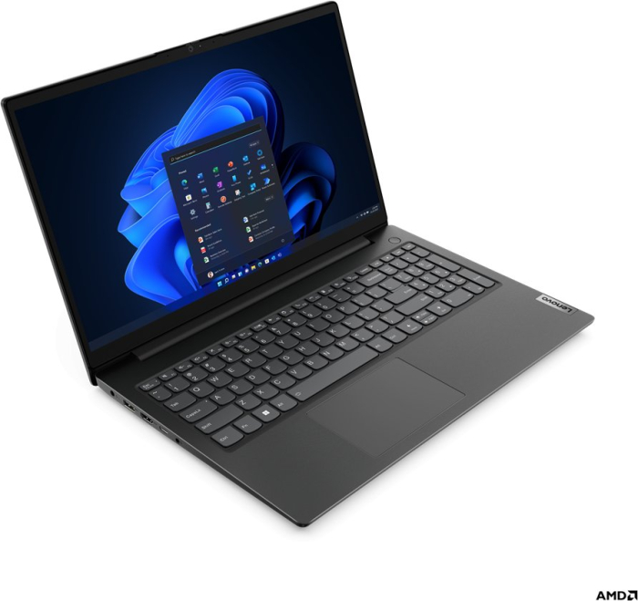 Laptop Lenovo V15 G4, 15.6" Full HD, AMD Ryzen™ 7 7730U pana la 4.5 GHz, 16 GB RAM DDR5, 512 GB SSD, AMD Radeon, Free Dos, Business Black [2]