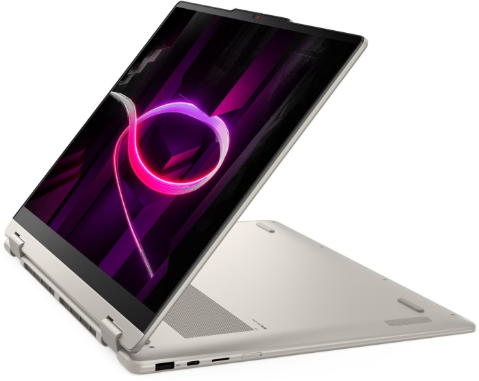 Laptop Lenovo Yoga 7, 16" WUXGA Touchscreen, AMD Ryzen™ AI 7 445 pana la 4.6 GHz, 16 GB RAM LPDDR5x 8000, 512 GB SSD, AMD Radeon, Windows 11 Home, Seashell [8]