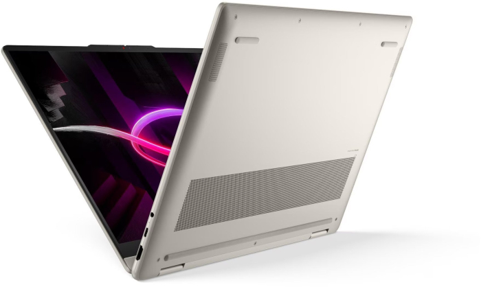 Laptop Lenovo Yoga 7, 16" WUXGA Touchscreen, AMD Ryzen™ AI 7 445 pana la 4.6 GHz, 16 GB RAM LPDDR5x 8000, 512 GB SSD, AMD Radeon, Windows 11 Home, Seashell [2]